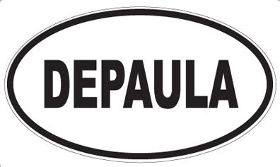 DEPAULA - Oval Sticker