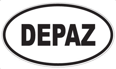 DEPAZ - Oval Sticker