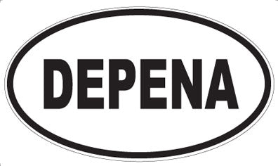 DEPENA - Oval Sticker