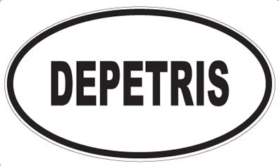 DEPETRIS - Oval Magnet