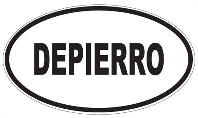 DEPIERRO - Oval Sticker