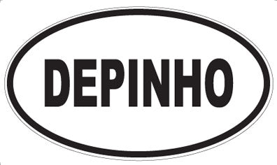DEPINHO - Oval Sticker