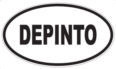 DEPINTO - Oval Sticker