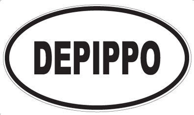 DEPIPPO - Oval Sticker
