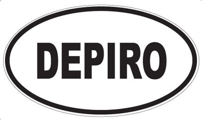 DEPIRO - Oval Sticker