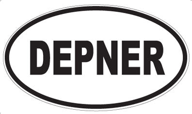 DEPNER - Oval Sticker