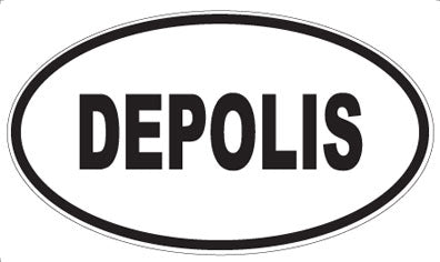 DEPOLIS - Oval Sticker