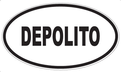 DEPOLITO - Oval Sticker