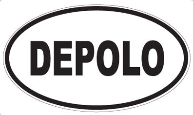 DEPOLO - Oval Sticker