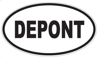 DEPONT - Oval Magnet