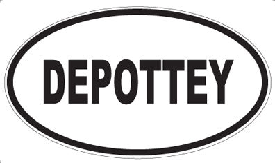 DEPOTTEY - Oval Sticker