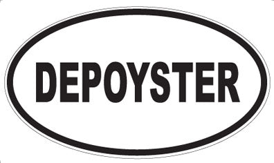 DEPOYSTER - Oval Sticker