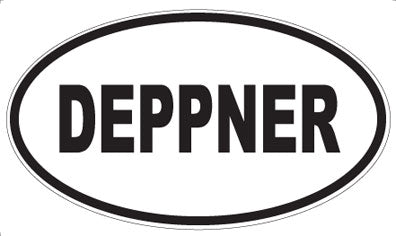 DEPPNER - Oval Sticker