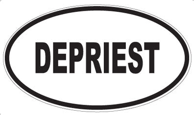 DEPRIEST - Oval Sticker