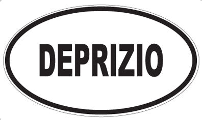 DEPRIZIO - Oval Sticker