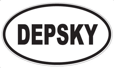 DEPSKY - Oval Sticker