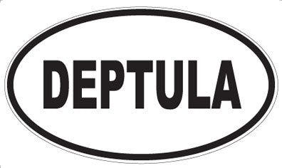 DEPTULA - Oval Sticker
