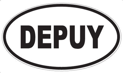 DEPUY - Oval Sticker