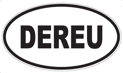 DEREU - Oval Sticker