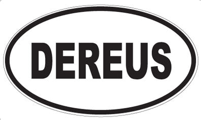 DEREUS - Oval Sticker