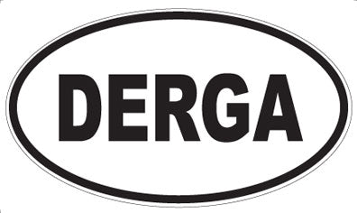 DERGA - Oval Magnet