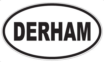 DERHAM - Oval Sticker