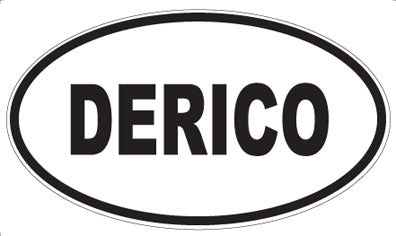 DERICO - Oval Sticker