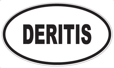DERITIS - Oval Magnet