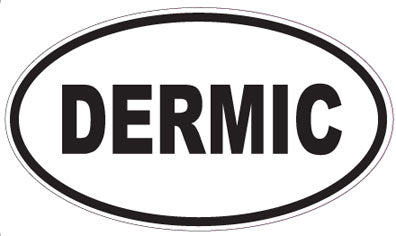 DERMIC - Oval Sticker