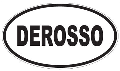 DEROSSO - Oval Magnet