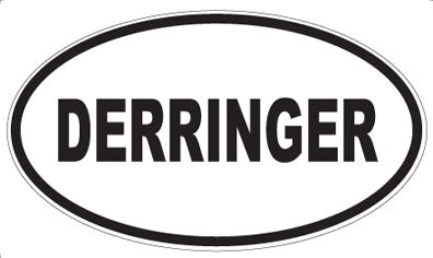 DERRINGER - Oval Magnet