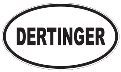 DERTINGER - Oval Magnet