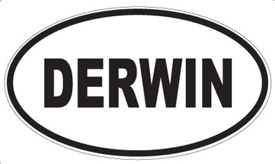 DERWIN - Oval Magnet