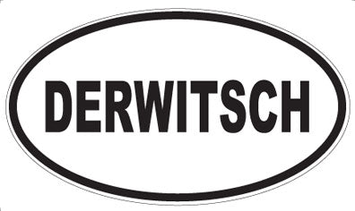 DERWITSCH - Oval Sticker