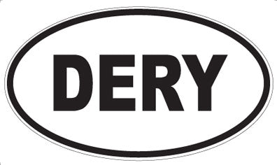 DERY - Oval Magnet