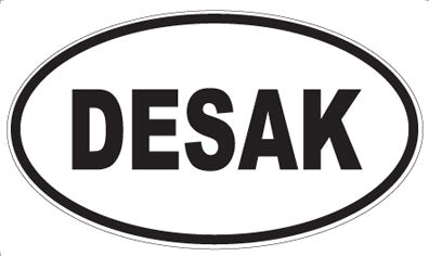 DESAK - Oval Magnet