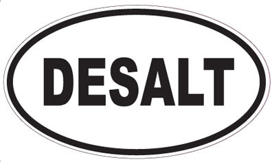 DESALT - Oval Sticker