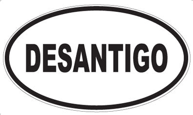 DESANTIGO - Oval Magnet