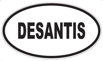 DESANTIS - Oval Sticker