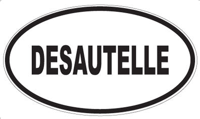 DESAUTELLE - Oval Sticker