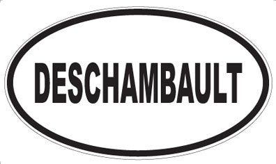 DESCHAMBAULT - Oval Magnet
