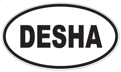 DESHA - Oval Magnet