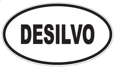 DESILVO - Oval Magnet
