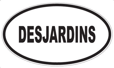 DESJARDINS - Oval Magnet
