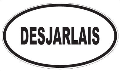 DESJARLAIS - Oval Magnet