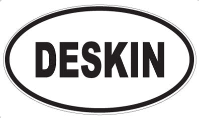 DESKIN - Oval Sticker