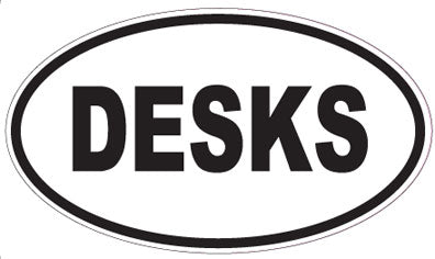 DESKS - Oval Magnet