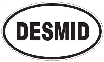 DESMID - Oval Sticker