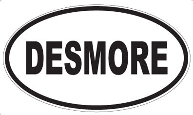 DESMORE - Oval Magnet