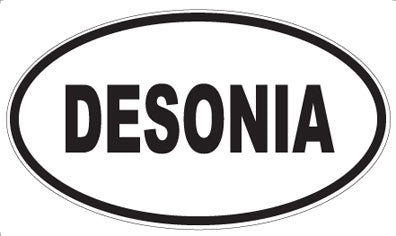 DESONIA - Oval Sticker